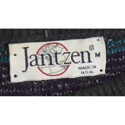 Jantzen Men’s Multicoloured Geometric Knit Pullover Jumper M