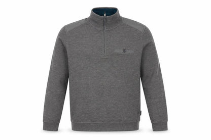 Ted Baker Mens Grey 1/4 Zip Knit Sweatshirt Medium Pullover