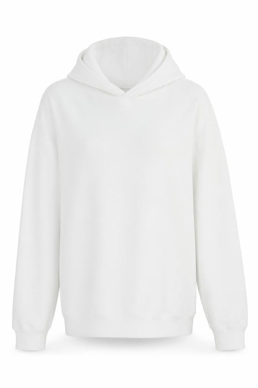 Disney Women White Hoodie Mickey & Friends M 12/14 Pullover