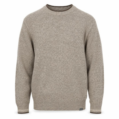 Eddie Bauer Men’s Beige Cotton Crew Neck Pullover Jumper 2XL