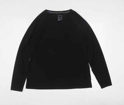 Mountain Warehouse Women's Black Isocool Long Sleeve Active Top UK16