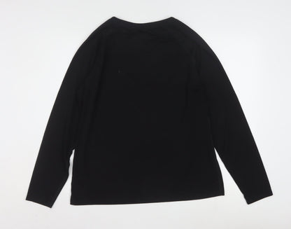 Mountain Warehouse Women's Black Isocool Long Sleeve Active Top UK16