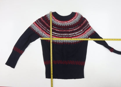 Tommy Hilfiger Womens Multicoloured Fair Isle Knit Jumper Size L