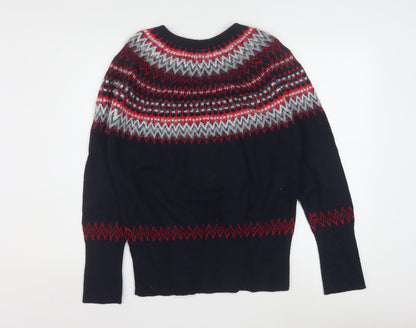 Tommy Hilfiger Womens Multicoloured Fair Isle Knit Jumper Size L