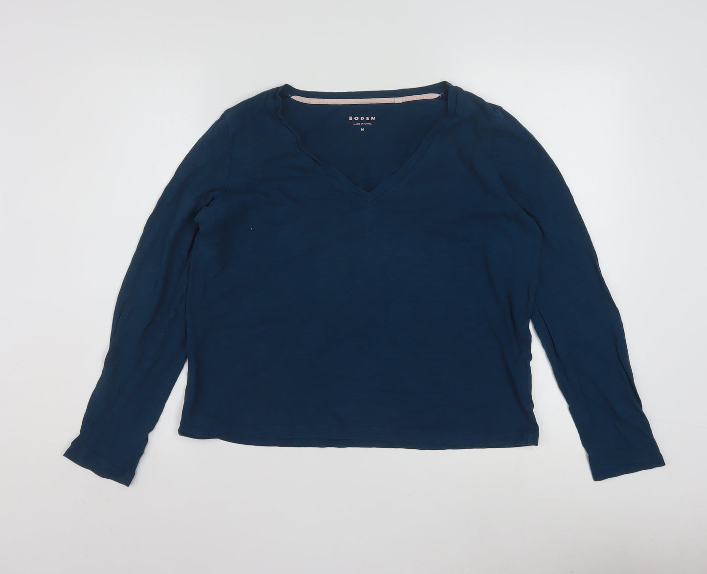 Womens UK Size M Boden Blue Basic T-Shirt