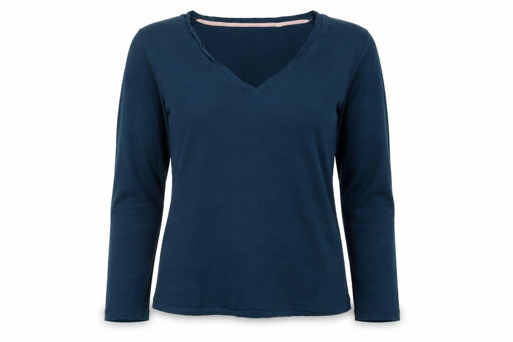 Womens UK Size M Boden Blue Basic T-Shirt