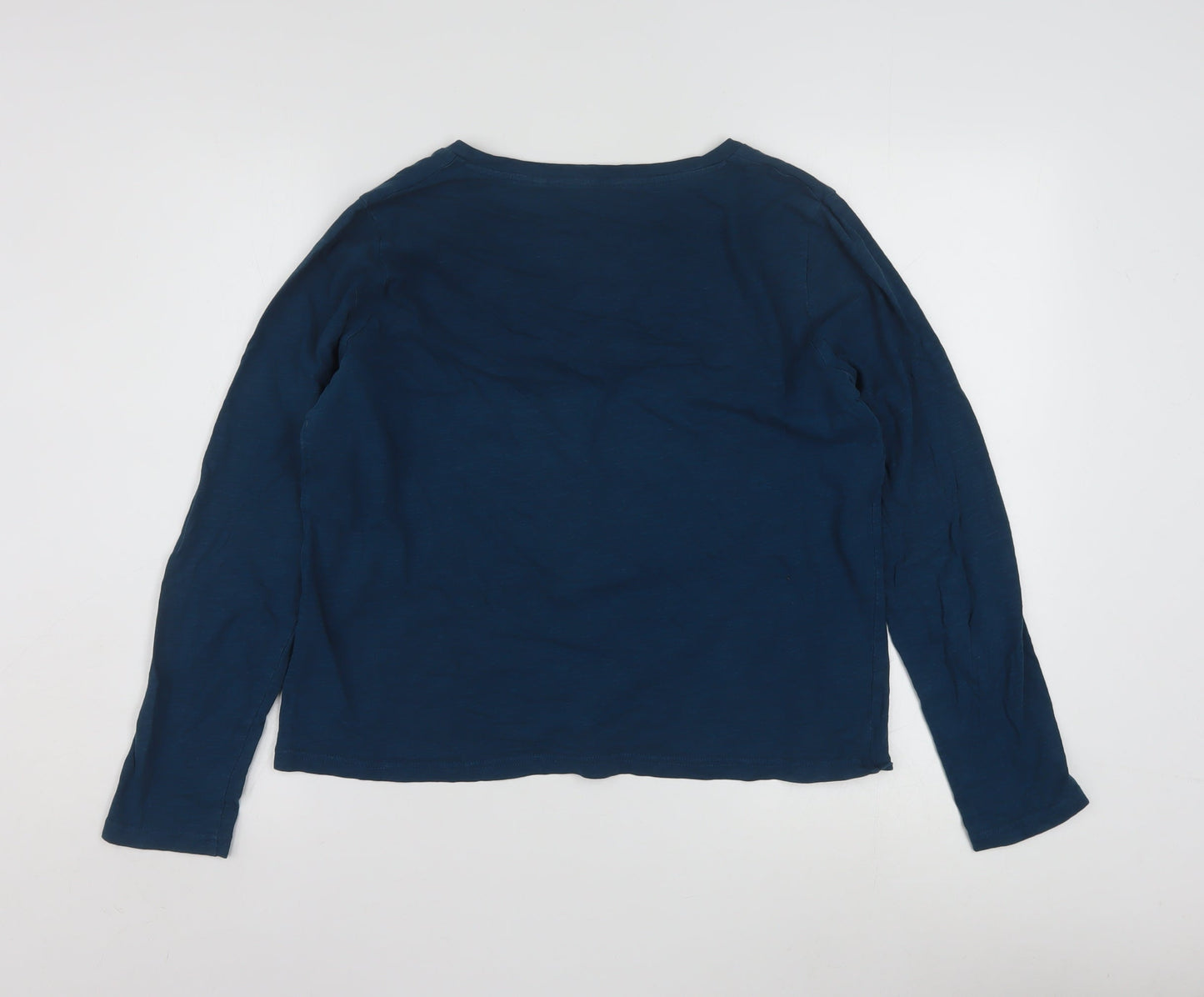 Womens UK Size M Boden Blue Basic T-Shirt