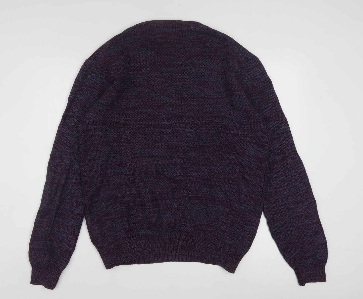 Mens UK Size L Nils Sundström Purple Pullover Jumper