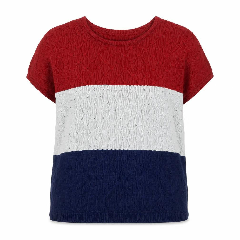 The Roadster Life Co. Women's Multicoloured Cotton Crew Neck Jumper L