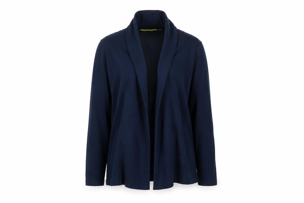 Mountain Warehouse Women's Blue Cotton Blend Long Sleeve Cardigan Size 10