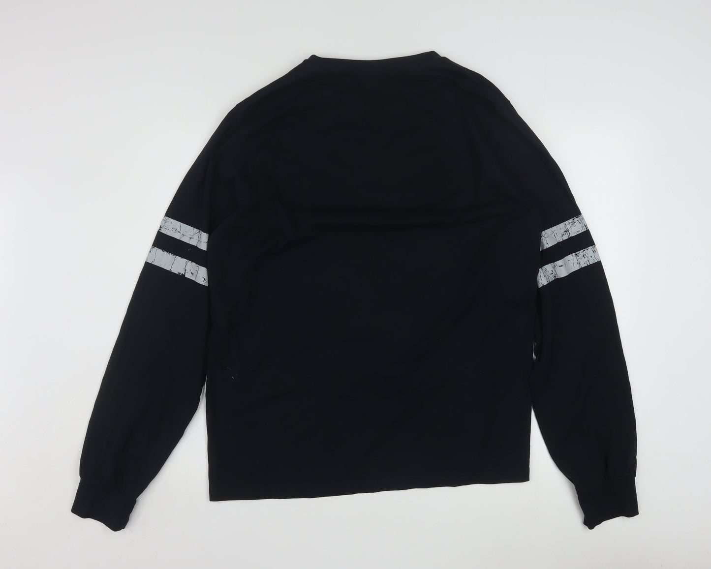 Marvel Men's Black Spider-Man Long Sleeve Graphic Shirt Size L