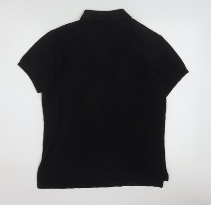 Polo Ralph Lauren Men's Black Slim Fit Short Sleeve Polo Shirt M