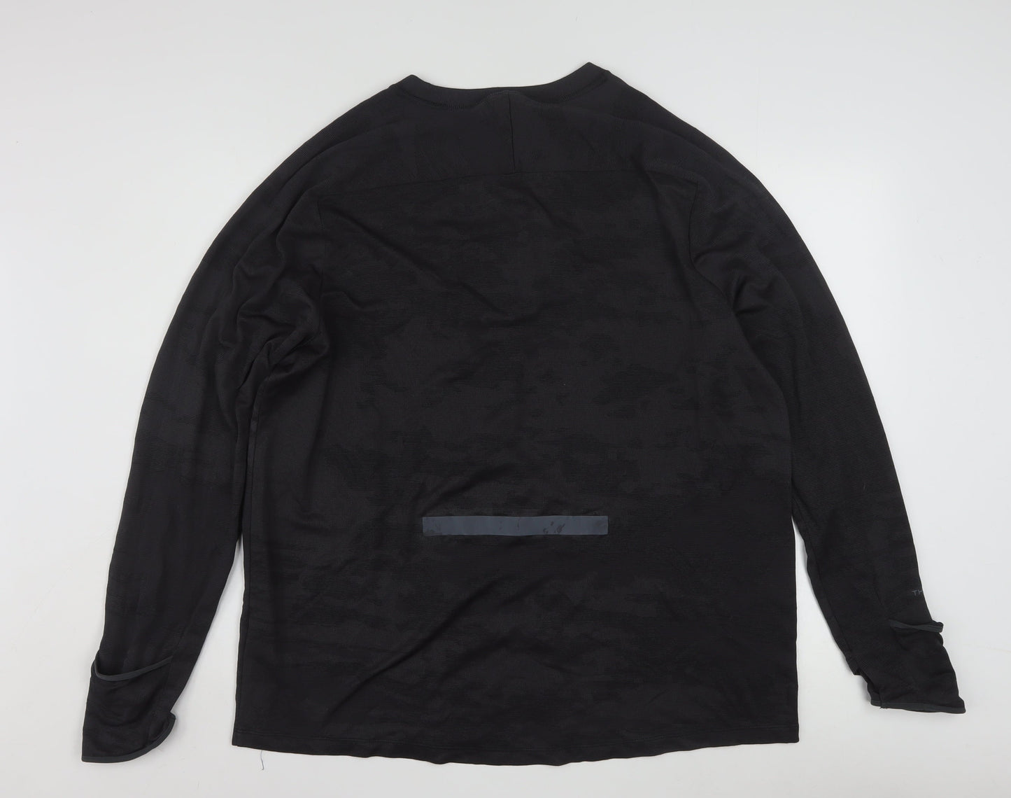 Nike Men's Black XL Therma-Fit ADV Running Long Sleeve Top