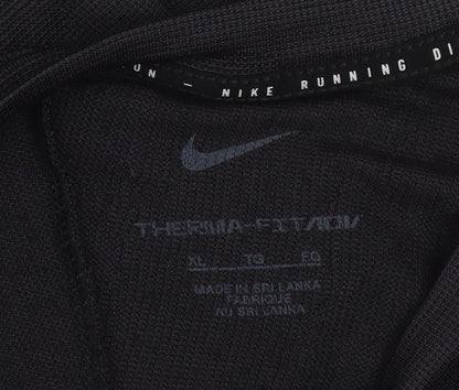 Nike Men's Black XL Therma-Fit ADV Running Long Sleeve Top