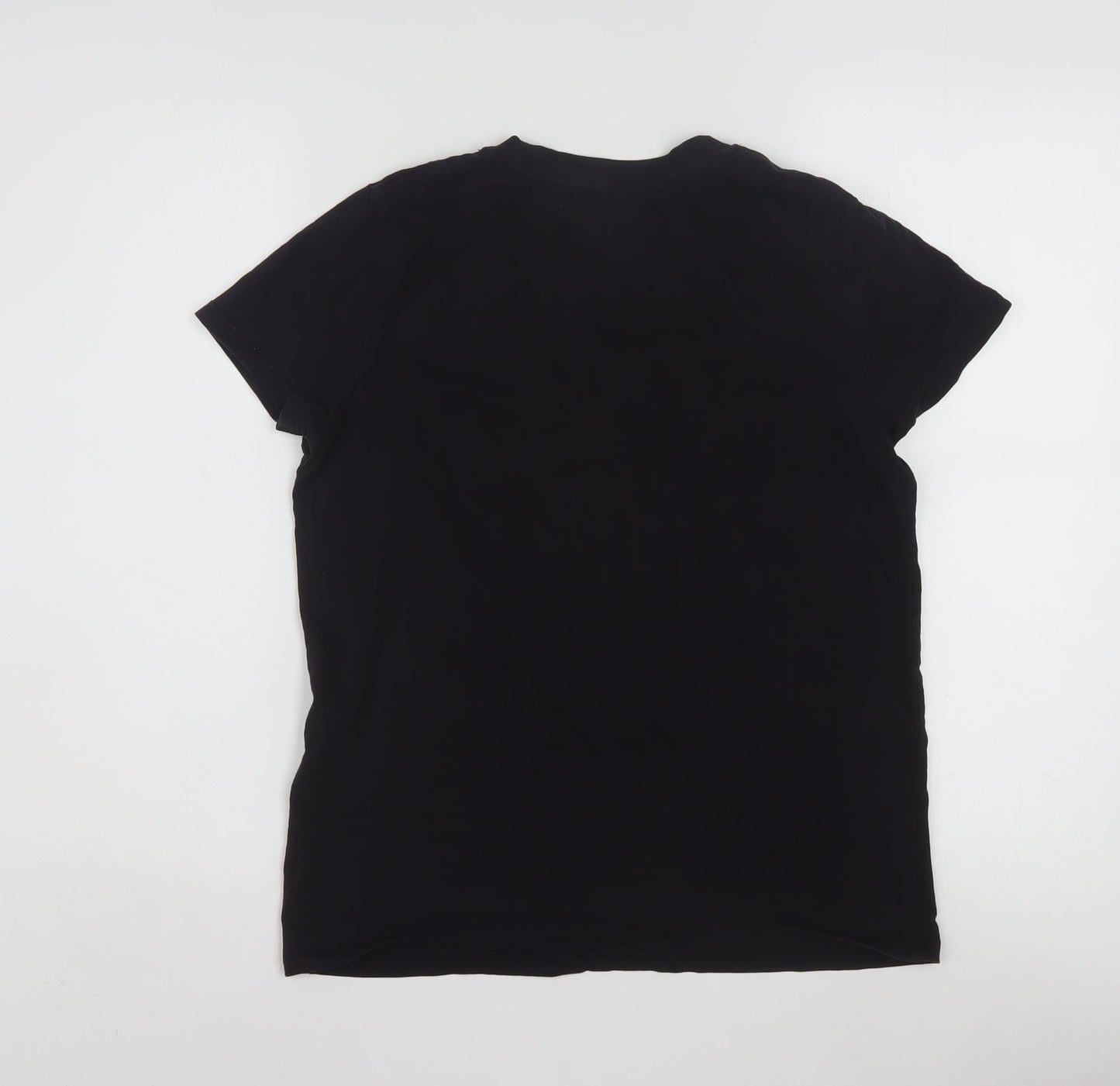 Levi's Women's Black Cotton Crew Neck Short Sleeve T-Shirt S
