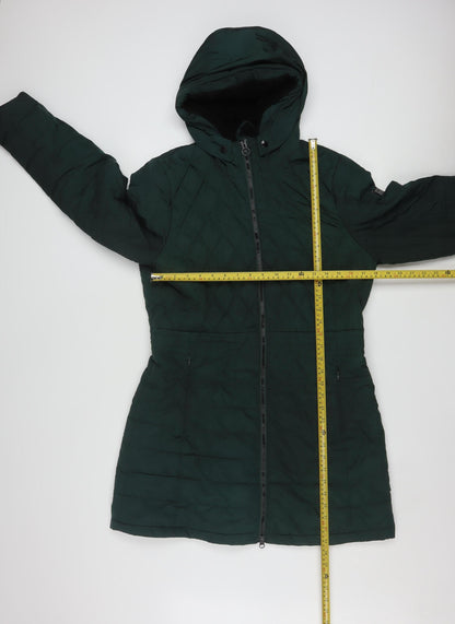 Regatta Women's Green Quilted Hooded Mid-Length Coat Size 14