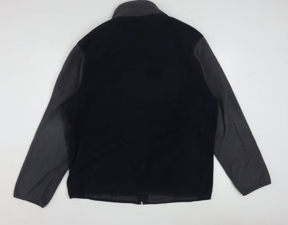 Cedarwood State Men’s Grey & Black Fleece Jacket L Full Zip Outdoor