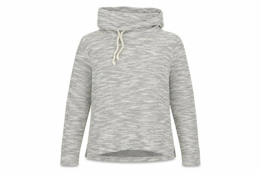 Hollister Women’s Grey Knit Pullover Hoodie XS Cotton Blend