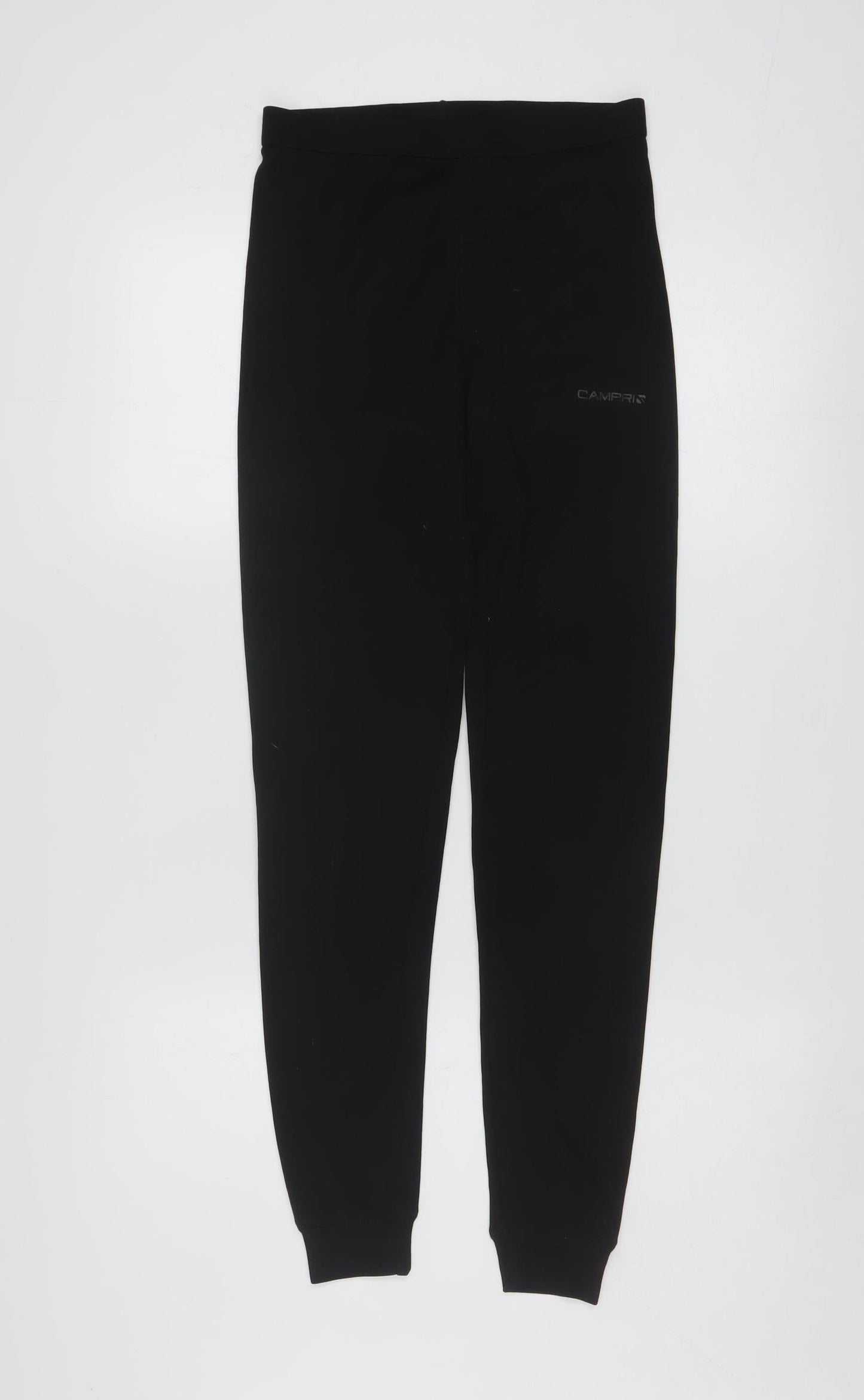Campri Womens Black Size 10 Sports Baselayer Leggings