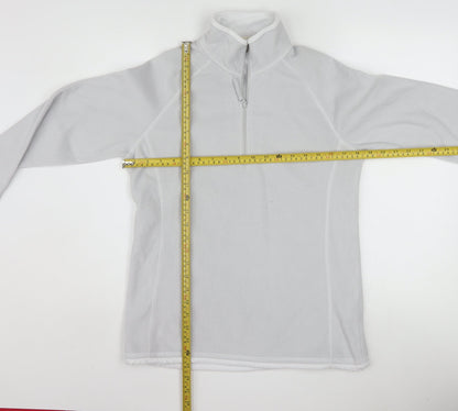 Mountain Warehouse Women Grey 1/2 Zip Fleece Pullover UK12