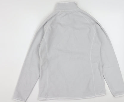 Mountain Warehouse Women Grey 1/2 Zip Fleece Pullover UK12