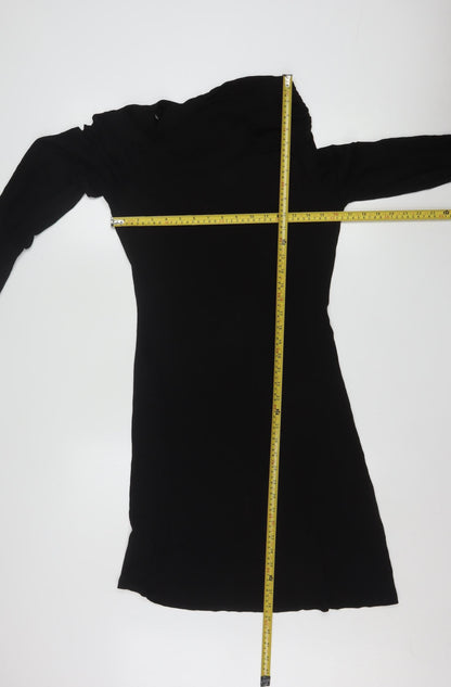 Warehouse Women’s Black Size 12 One Shoulder Bodycon Dress
