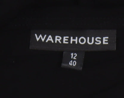 Warehouse Women’s Black Size 12 One Shoulder Bodycon Dress