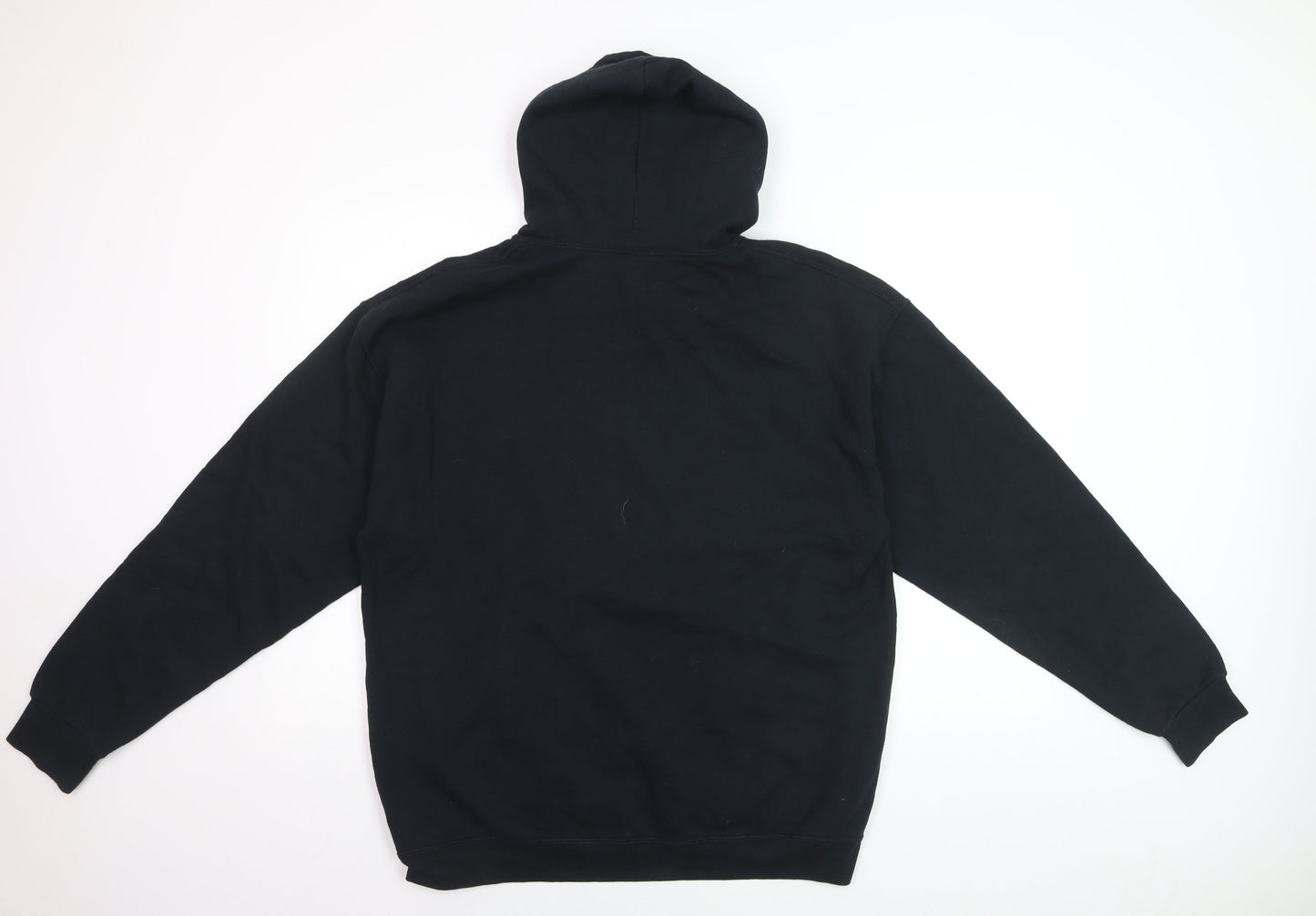 Fruit of the Loom Mens Black Pullover Hoodie L Wildcats Graphic