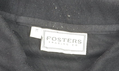 Fosters Trading Co. Men's Black Long Sleeve Polo Shirt Size M