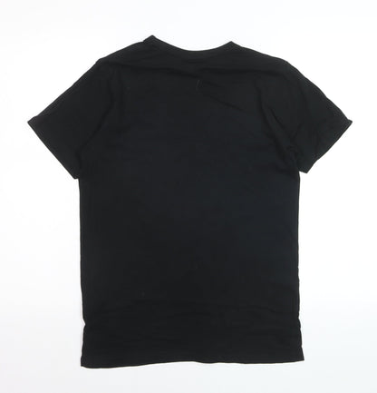 Ed Sheeran Women's Black Cotton Graphic T-Shirt Size S