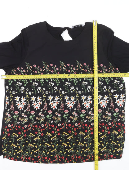 Marks and Spencer Womens Multicoloured Floral Blouse Size 16
