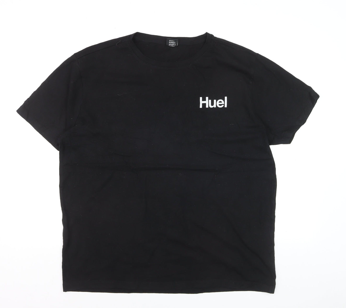 Mens UK Size 2XL Huel Black  T-Shirt