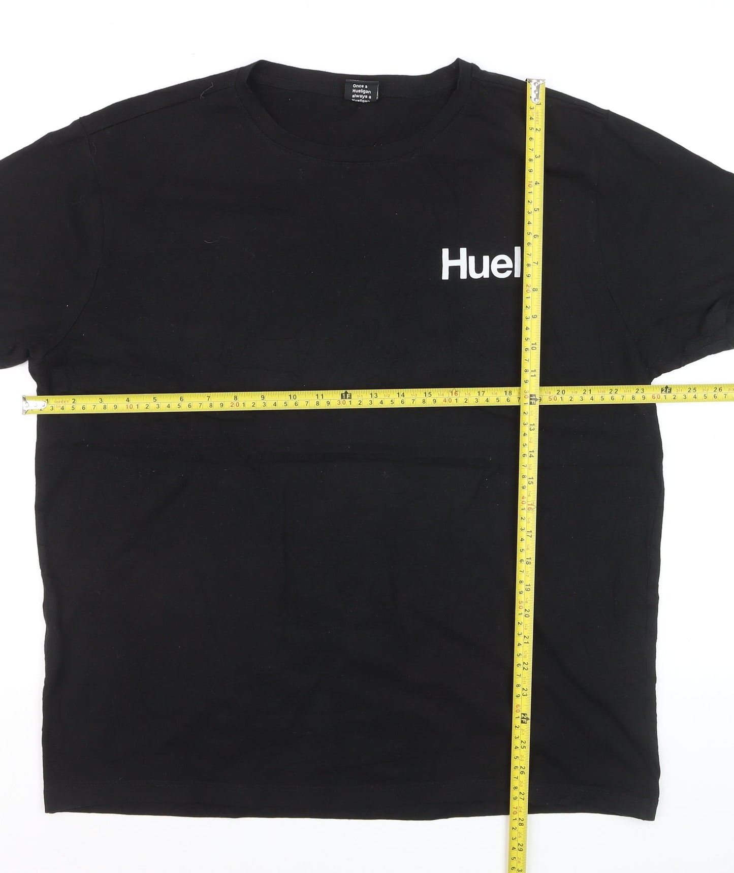 Mens UK Size 2XL Huel Black  T-Shirt
