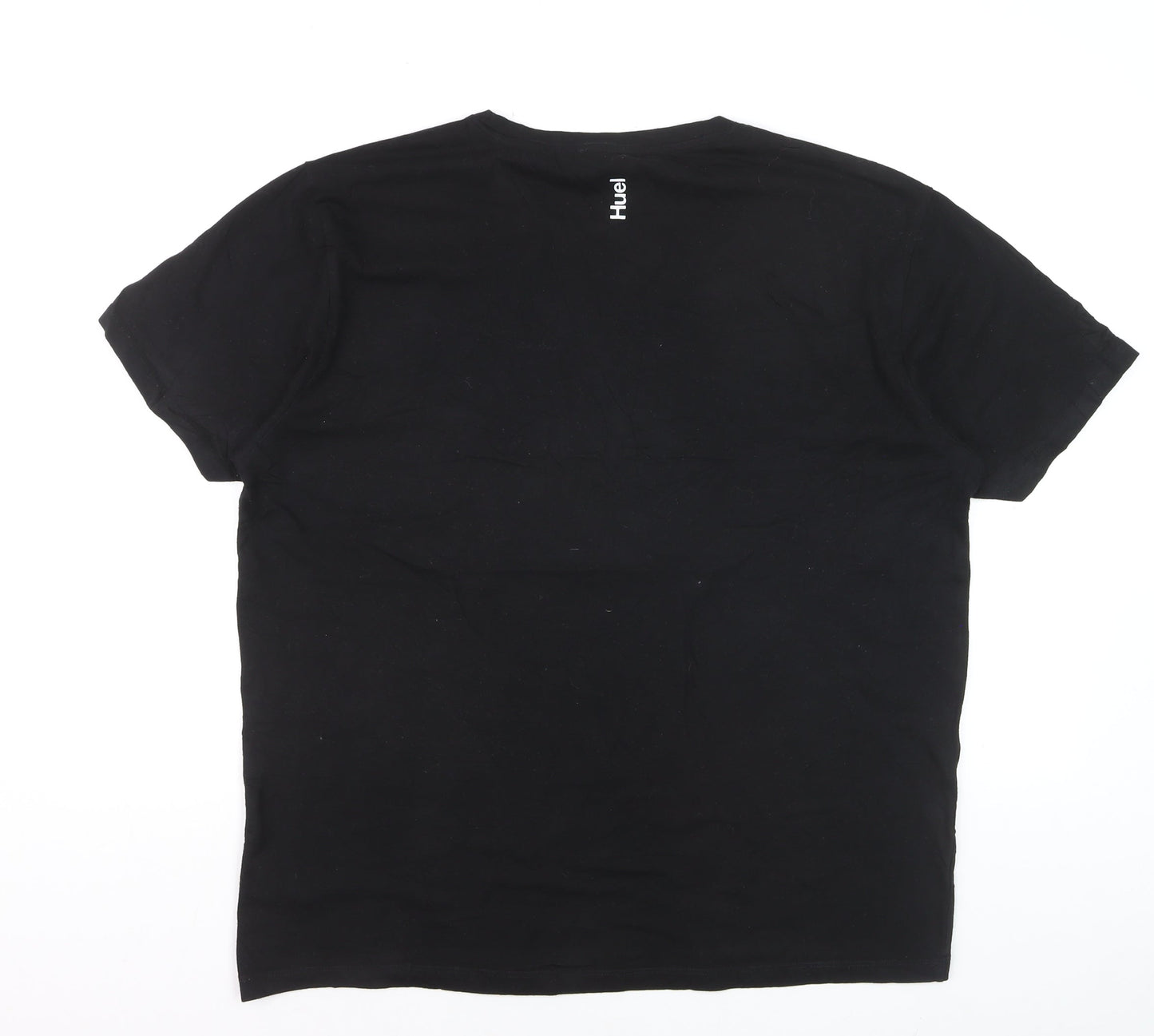 Mens UK Size 2XL Huel Black  T-Shirt
