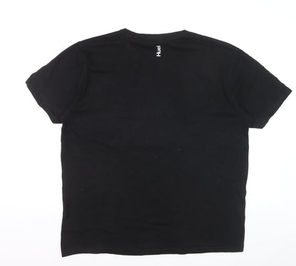 Mens UK Size 2XL Huel Black  T-Shirt