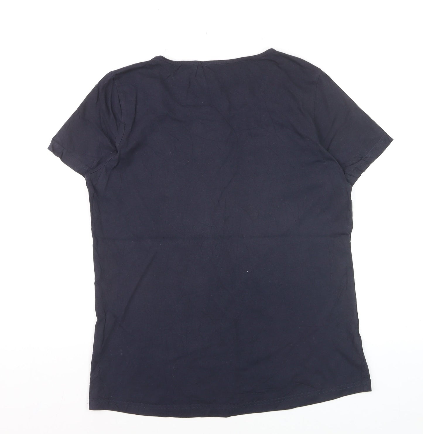 Mountain Warehouse Women’s Blue Cotton Crew Neck T-Shirt Size 14