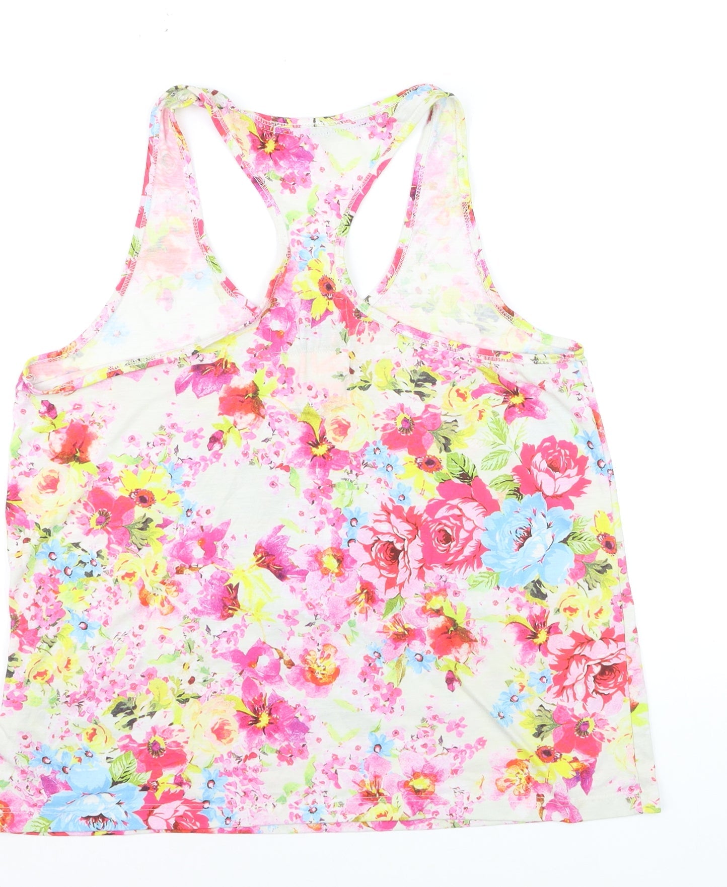 Superdry Women's Multicoloured Floral Racerback Tank Top Size S