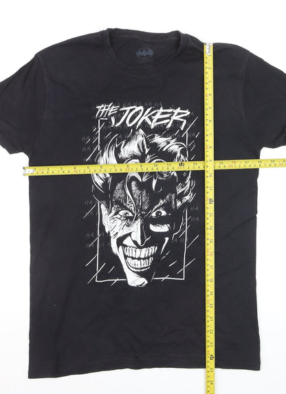 Batman Joker Black Cotton Graphic Men's Small T-Shirt