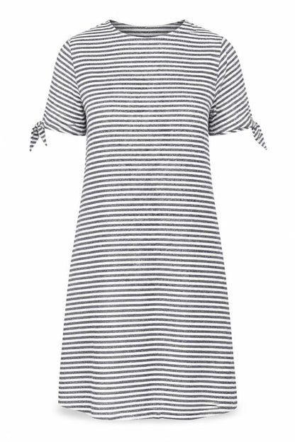 Gap Women’s Blue White Striped T-Shirt Dress Size S Knit Casual