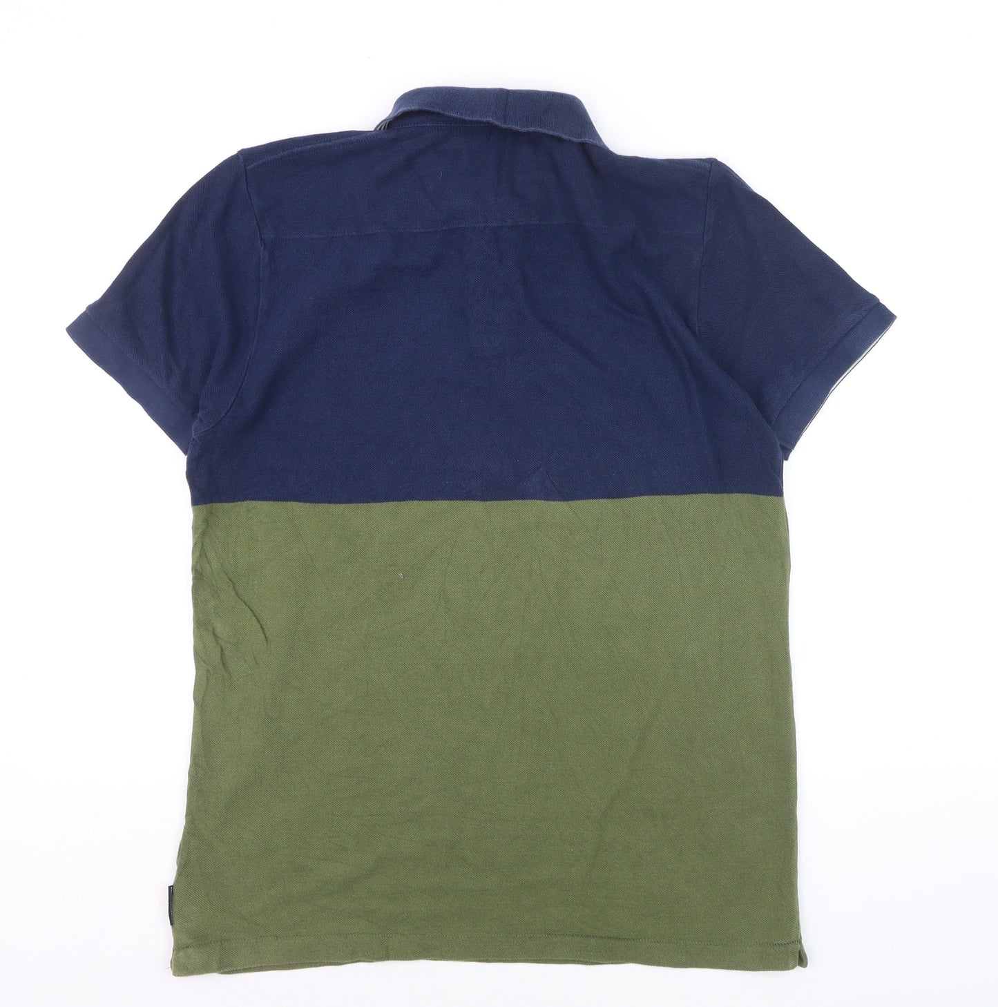 French Connection Men's Multicoloured Cotton Polo Shirt Size L