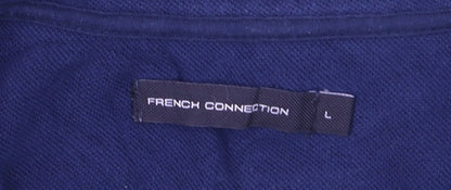 French Connection Men's Multicoloured Cotton Polo Shirt Size L
