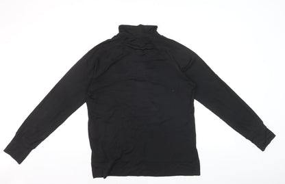 Next Active Women’s Black 1/2 Zip Pullover Sweatshirt Size 14 Polyester Blend