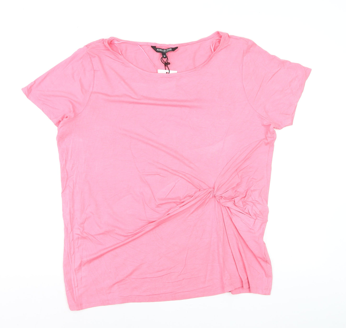 Debenhams Women’s Pink Basic Short Sleeve Jersey T-Shirt Size 18