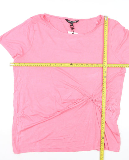 Debenhams Women’s Pink Basic Short Sleeve Jersey T-Shirt Size 18