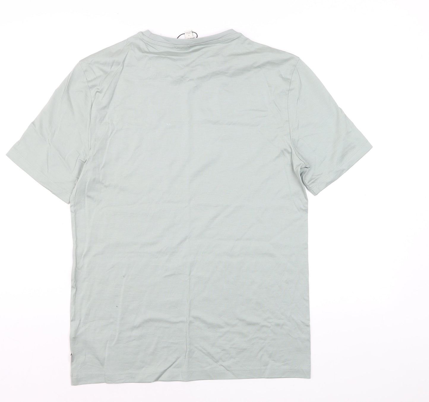 Marks and Spencer Autograph Women's Green Supima Cotton T-Shirt Size S