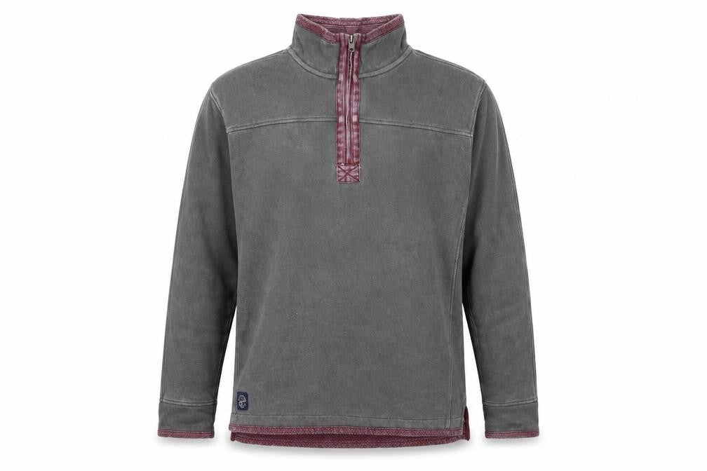 Tokyo Laundry Men's Grey 1/2 Zip Sweatshirt L Regular Fit