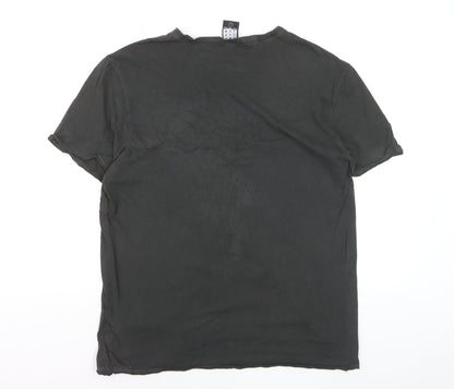 Amplified Men’s Black Nirvana In Utero Rock Band T-Shirt Size L