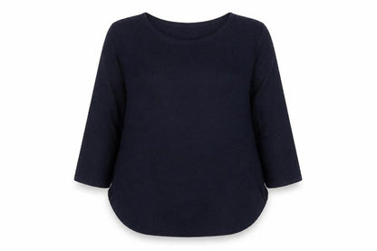 Apricot Women's Black Knit 3/4 Sleeve Basic Blouse S