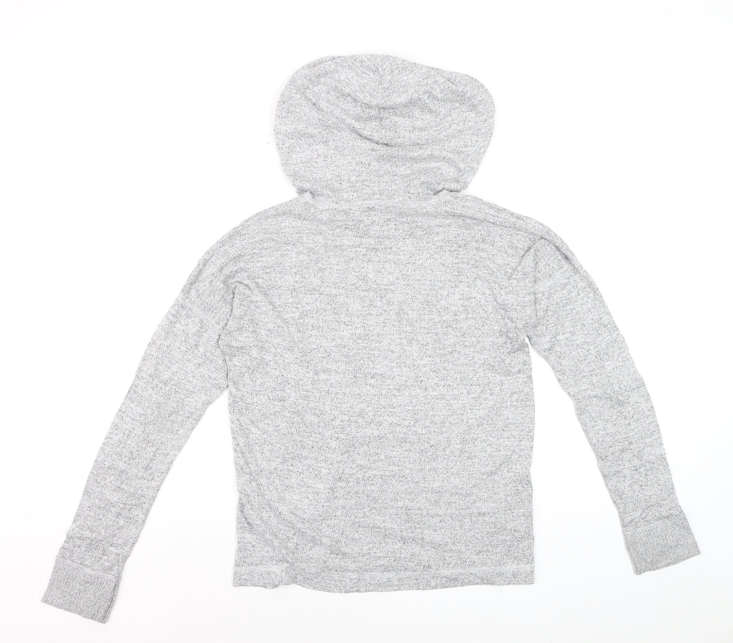 Abercrombie & Fitch Women's Grey Small Pullover Hoodie Soft Knit