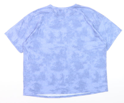 George Women’s Blue Disney Crew Print T-Shirt Size 16